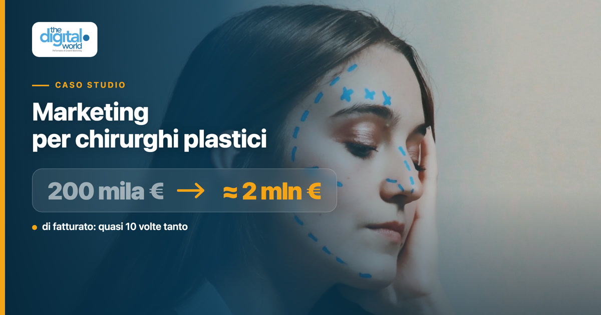 Marketing per chirurghi plastici: come abbiamo portato un chirurgo da 200.000 euro a quasi 2 milioni di fatturato